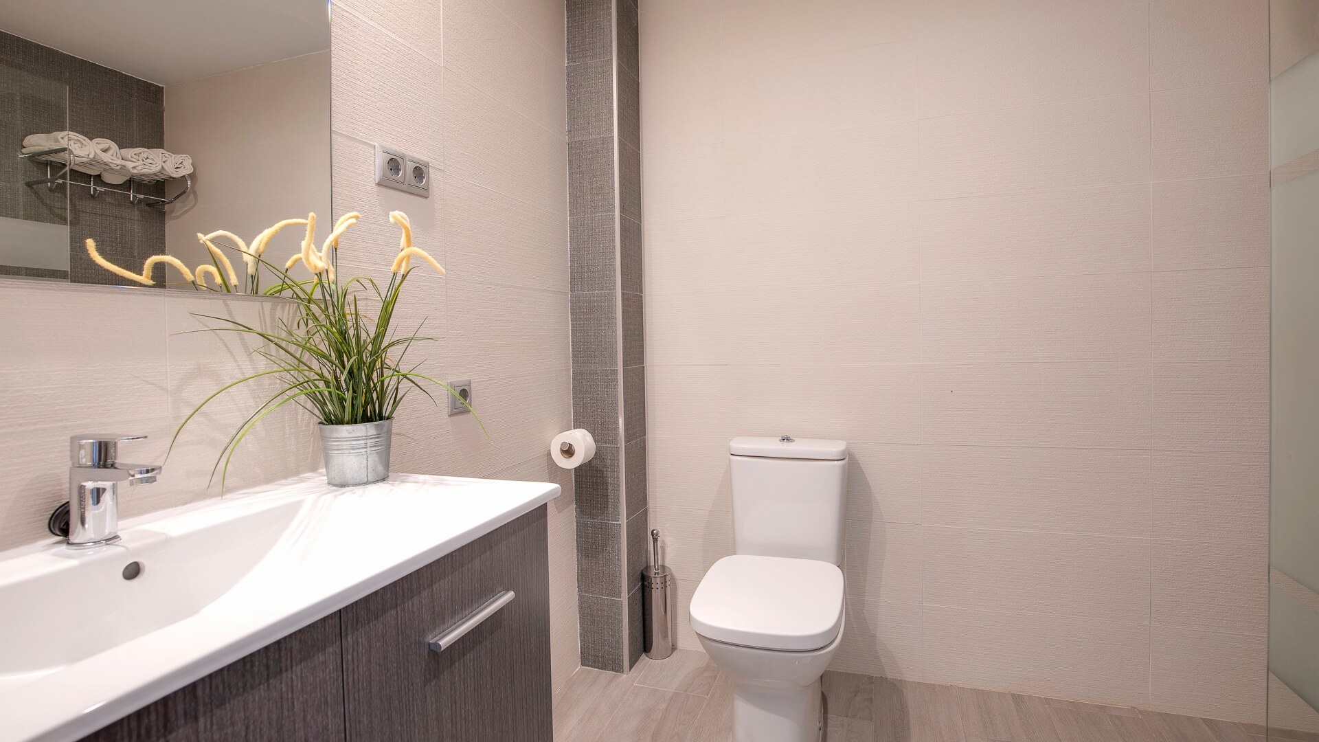 Apartamentos Torrenueva Park - Toalett och dusch