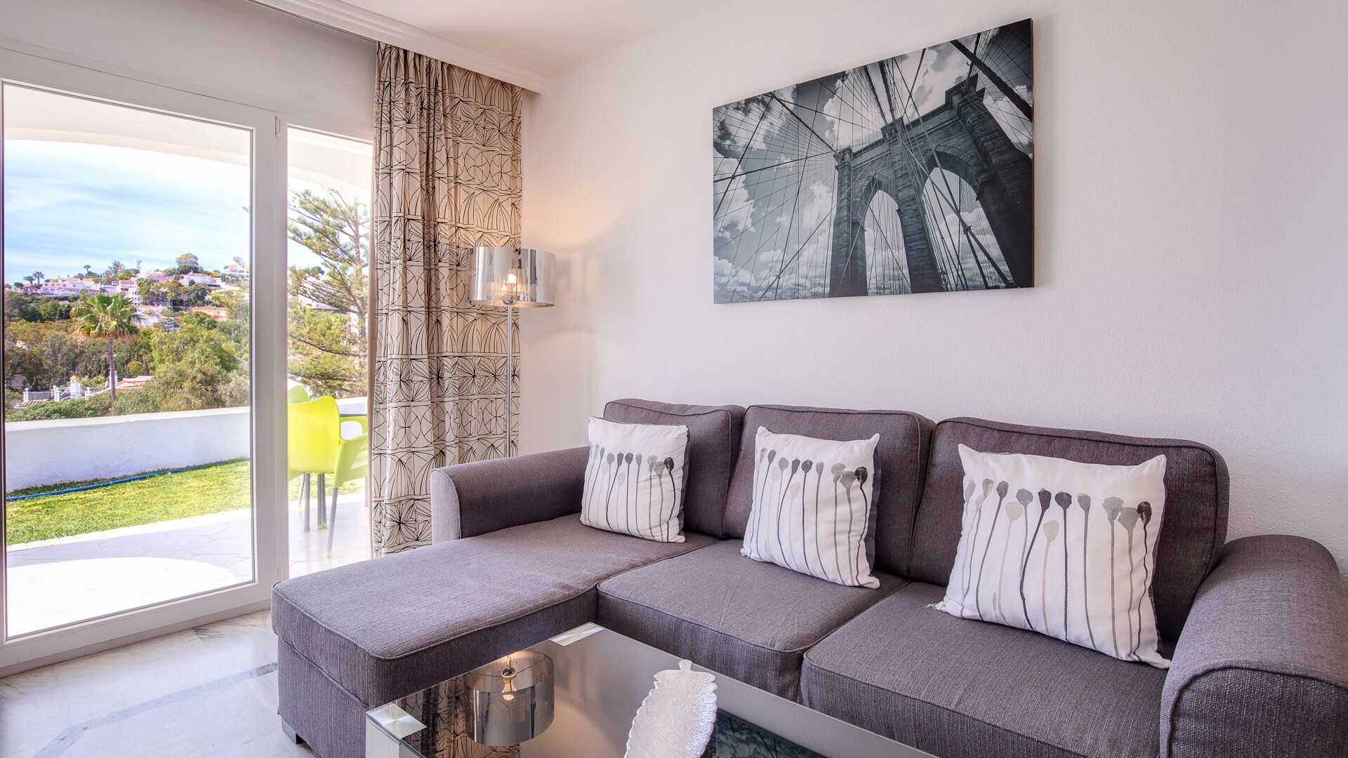 Apartamentos Torrenueva Park - Vardagsrum med soffgrupp