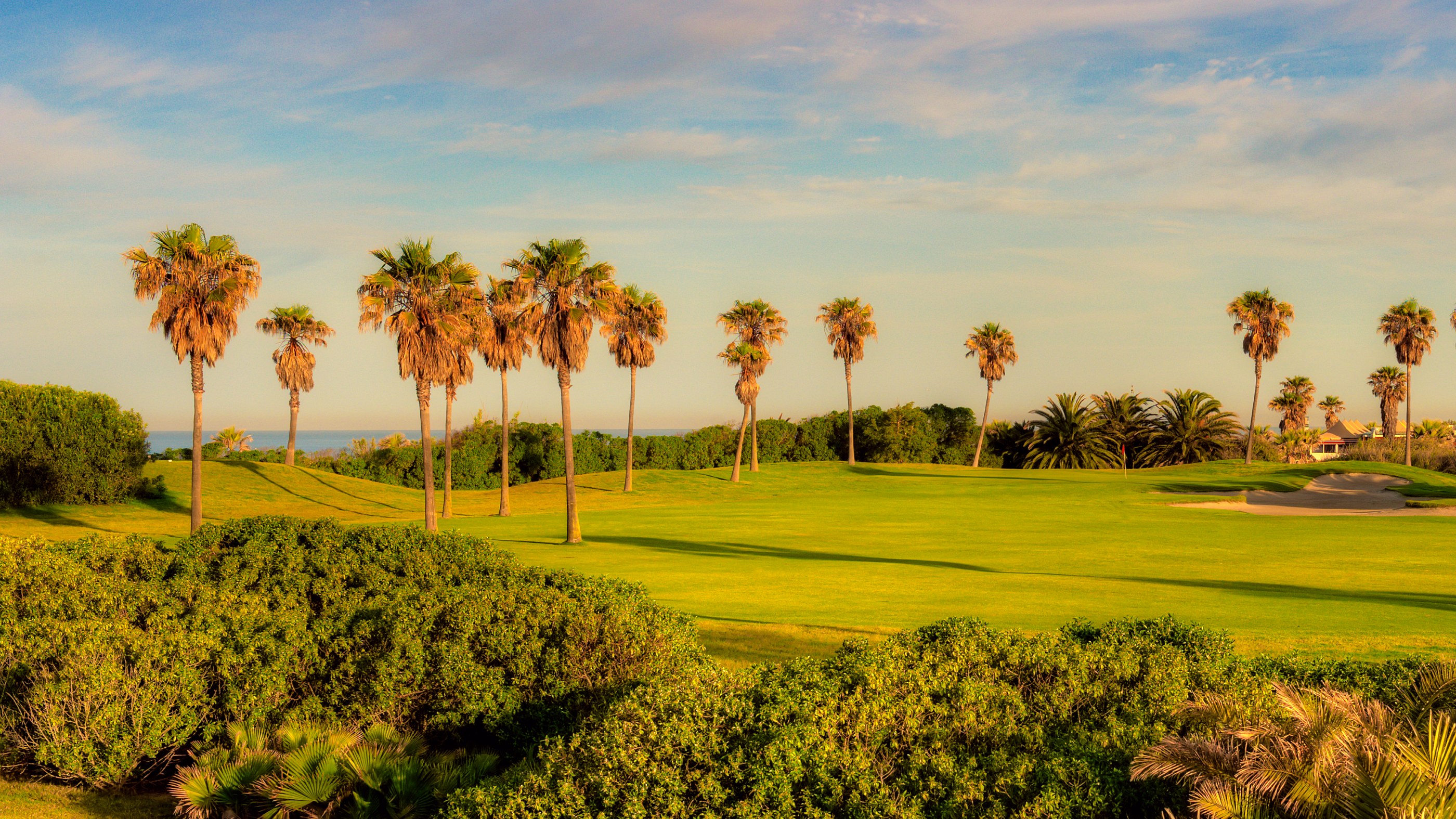 Costa Ballena Ocean Golf Club - Green på hål 12