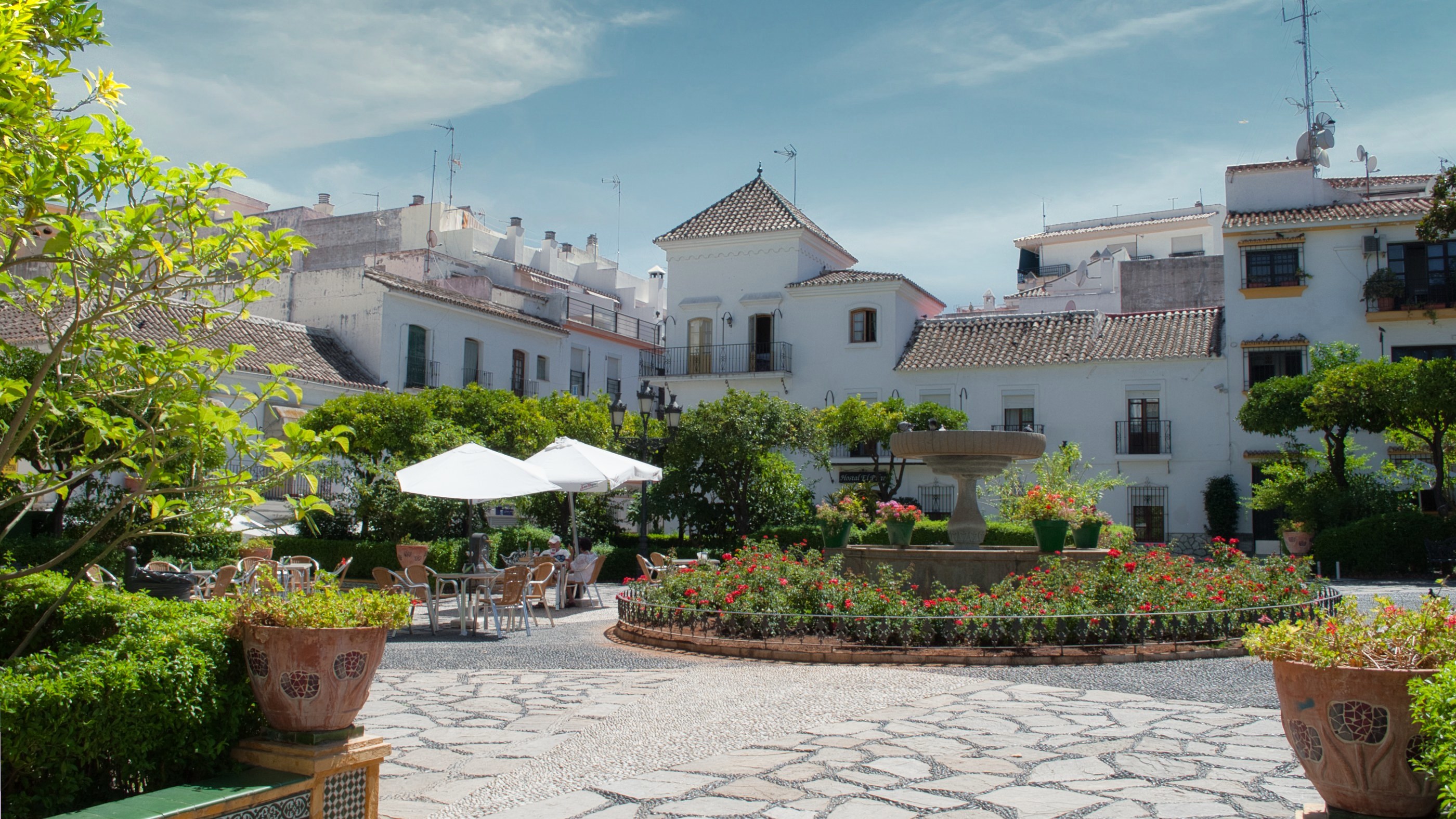 Estepona stad - Restaurangtorget