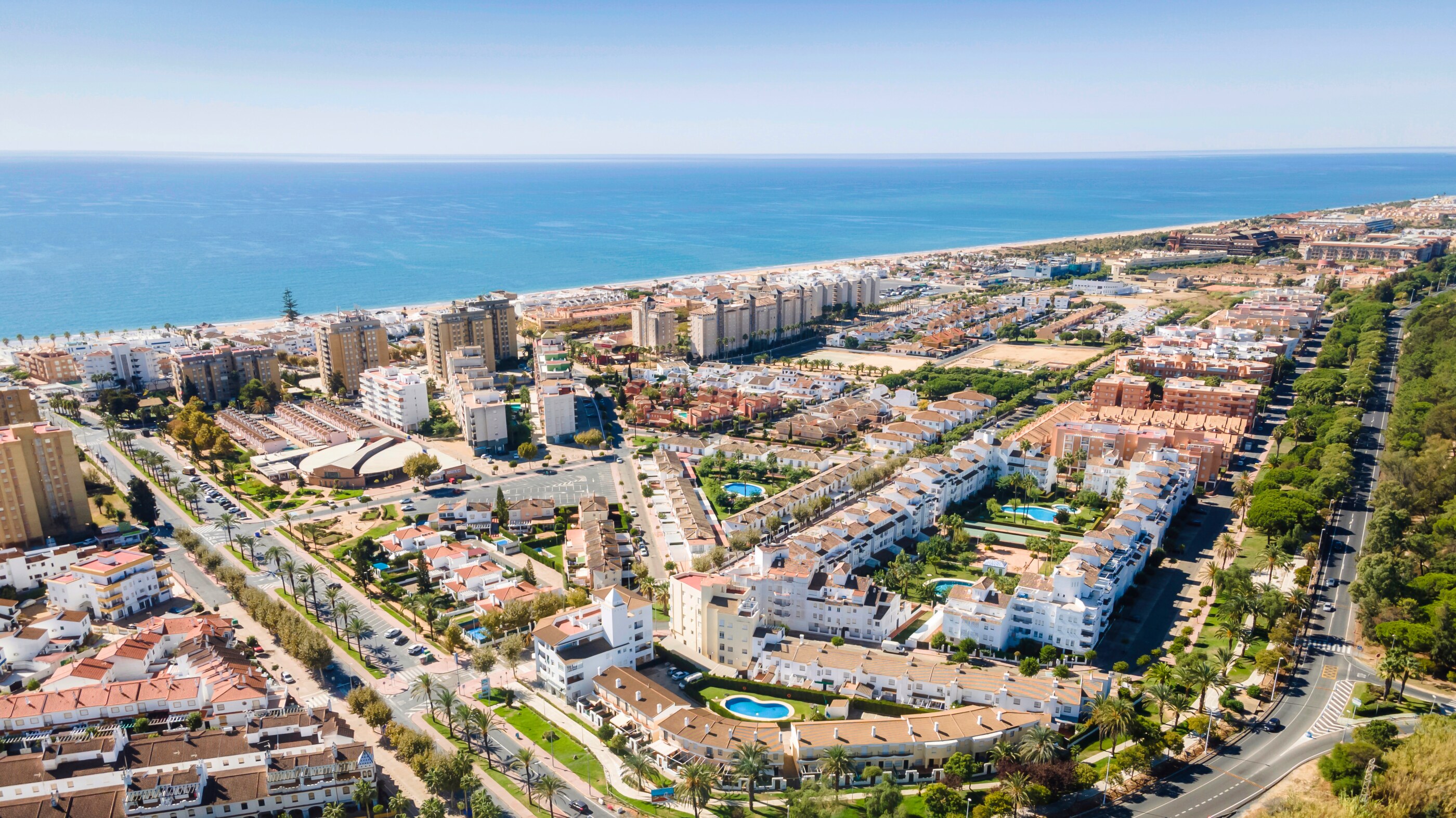 Islantilla Town Birds view