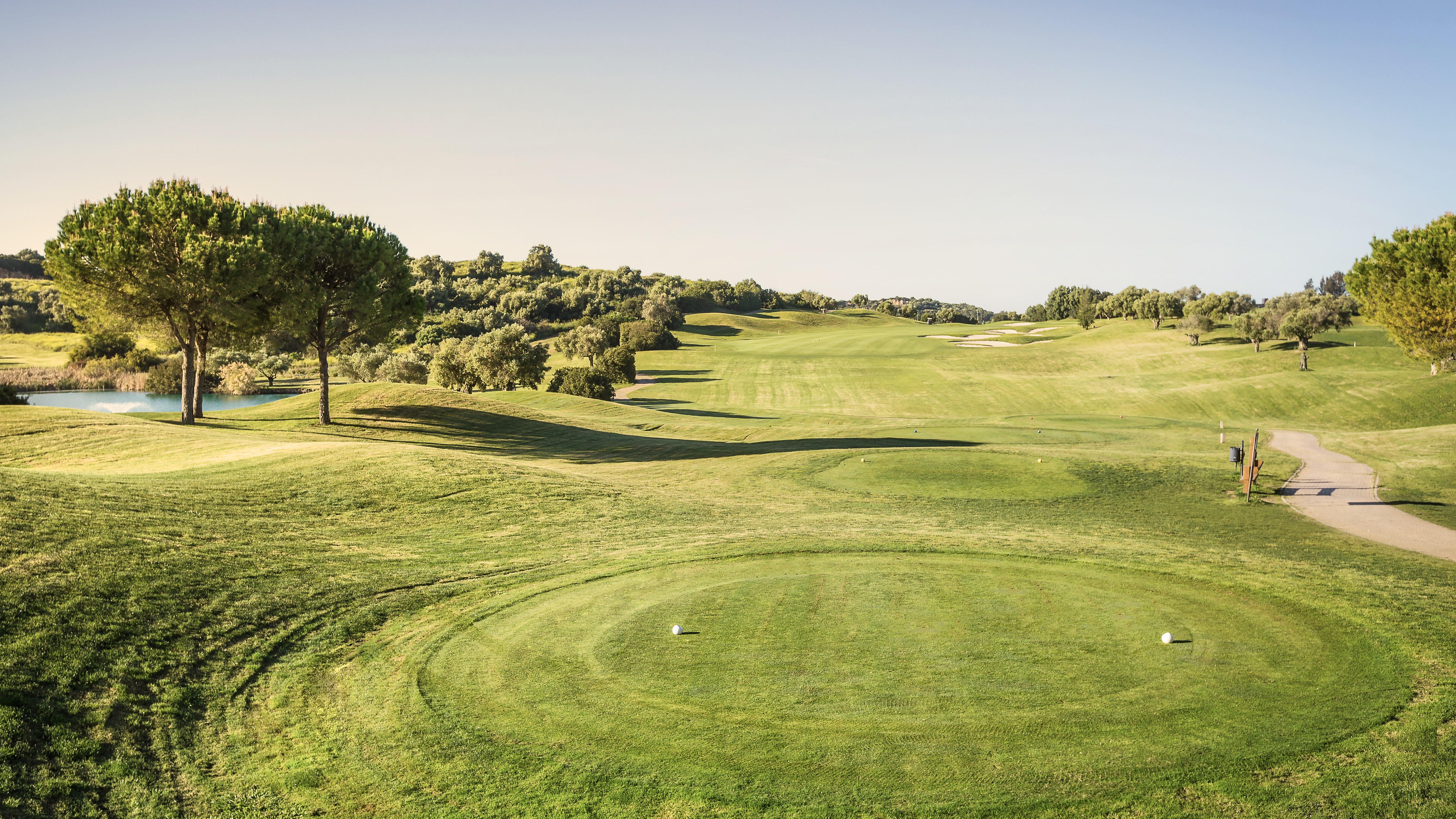 Montecastillo Golf - Vy över första hålet