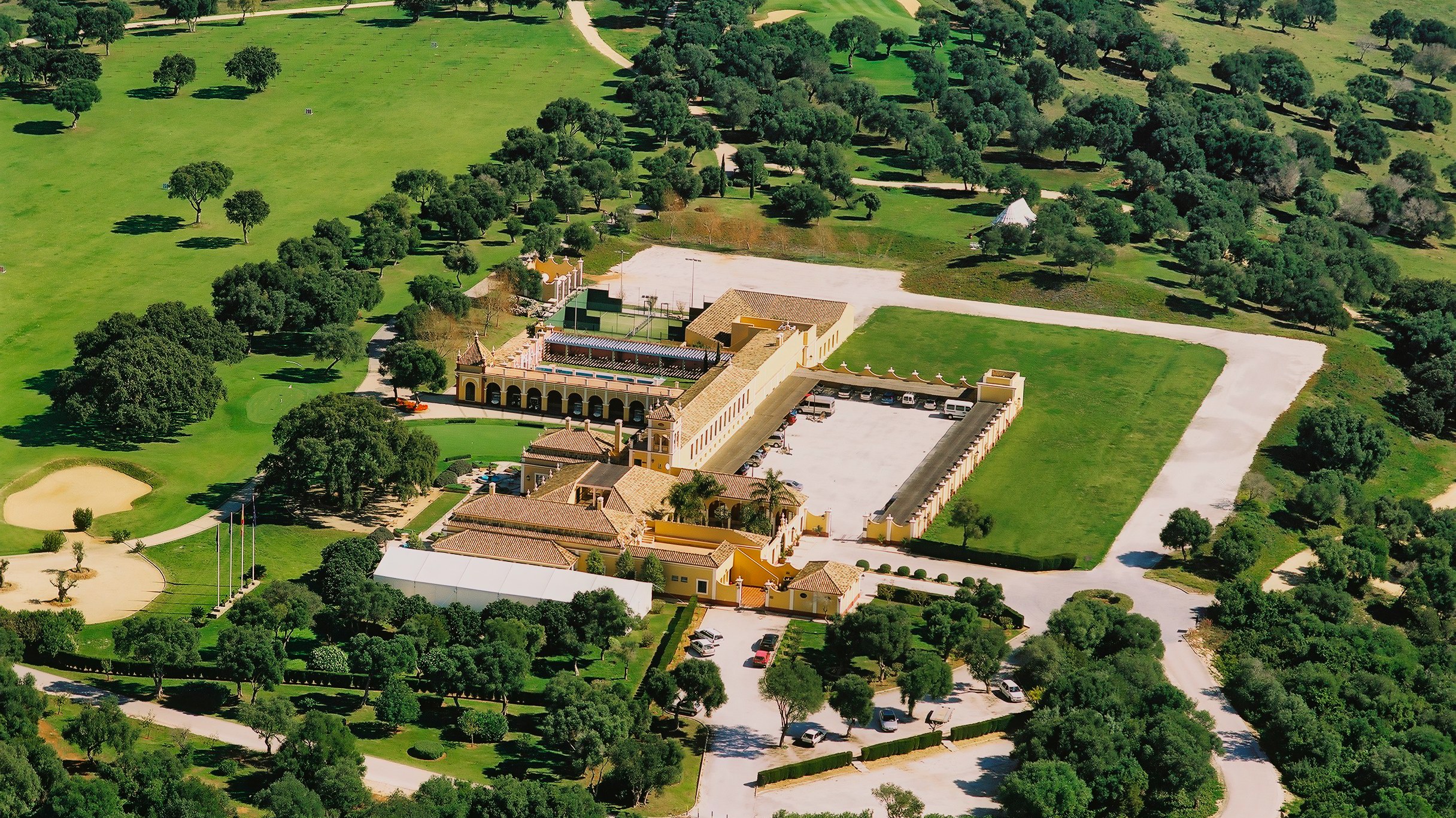 Klubbhuset på Montenmedio Golf