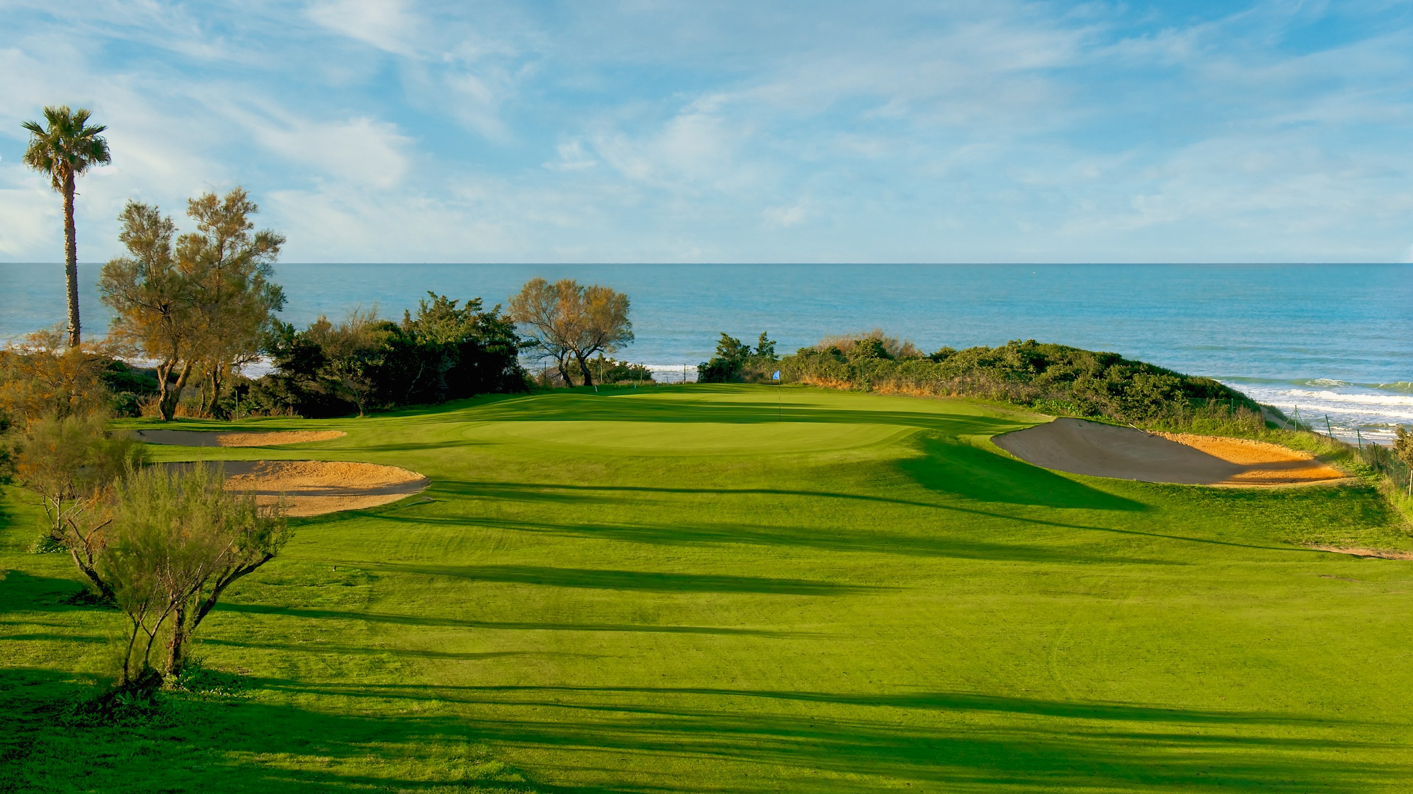 RCG Novo Sancti Petri Golf - Green med havsutsikt