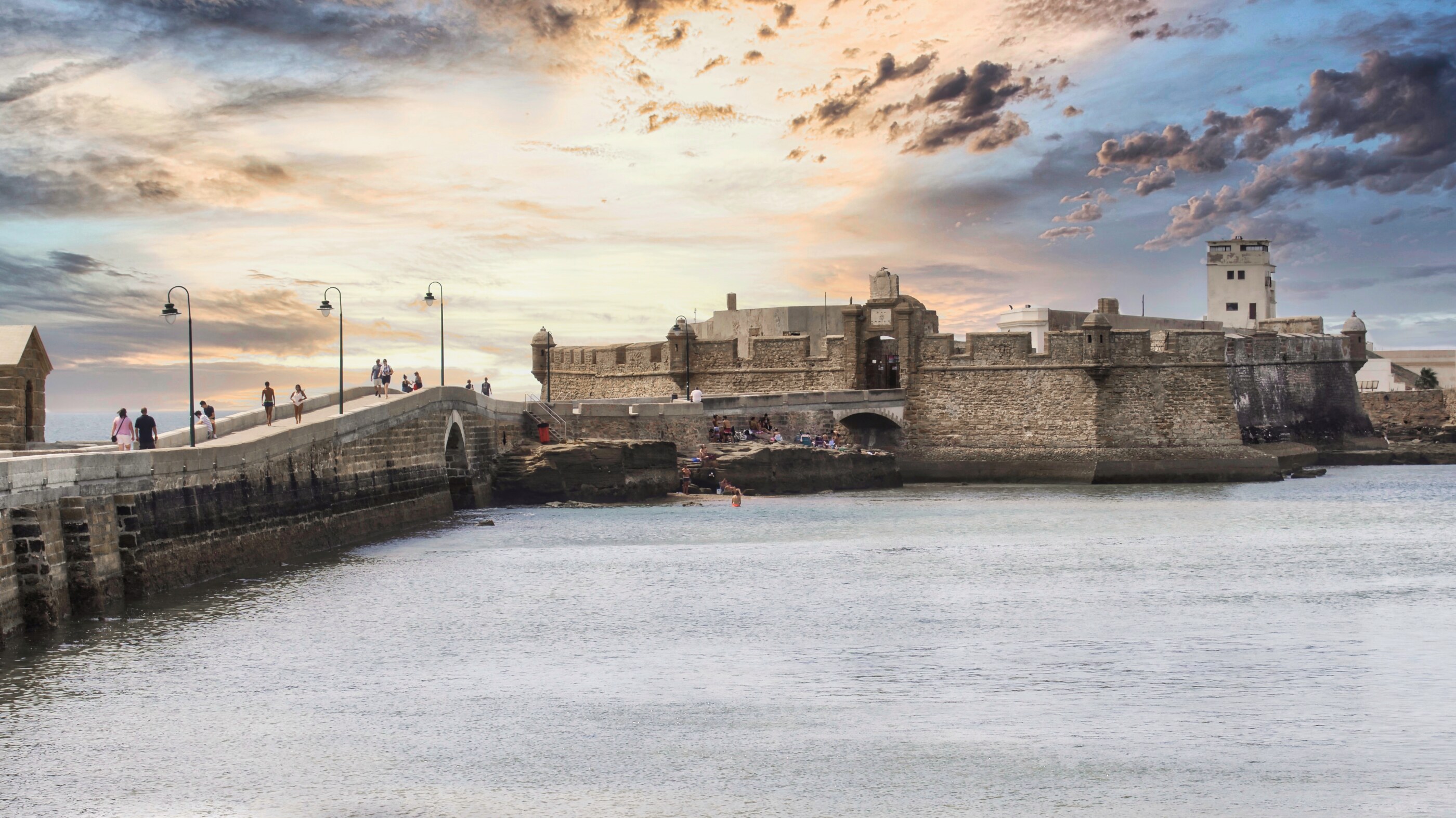 Fortet San Sebastian i Cádiz